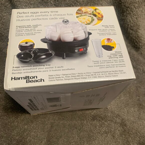 Hamilton Beach 3-In-1 Egg Cooker With 7 Egg Capacity - Picture 3 of 4